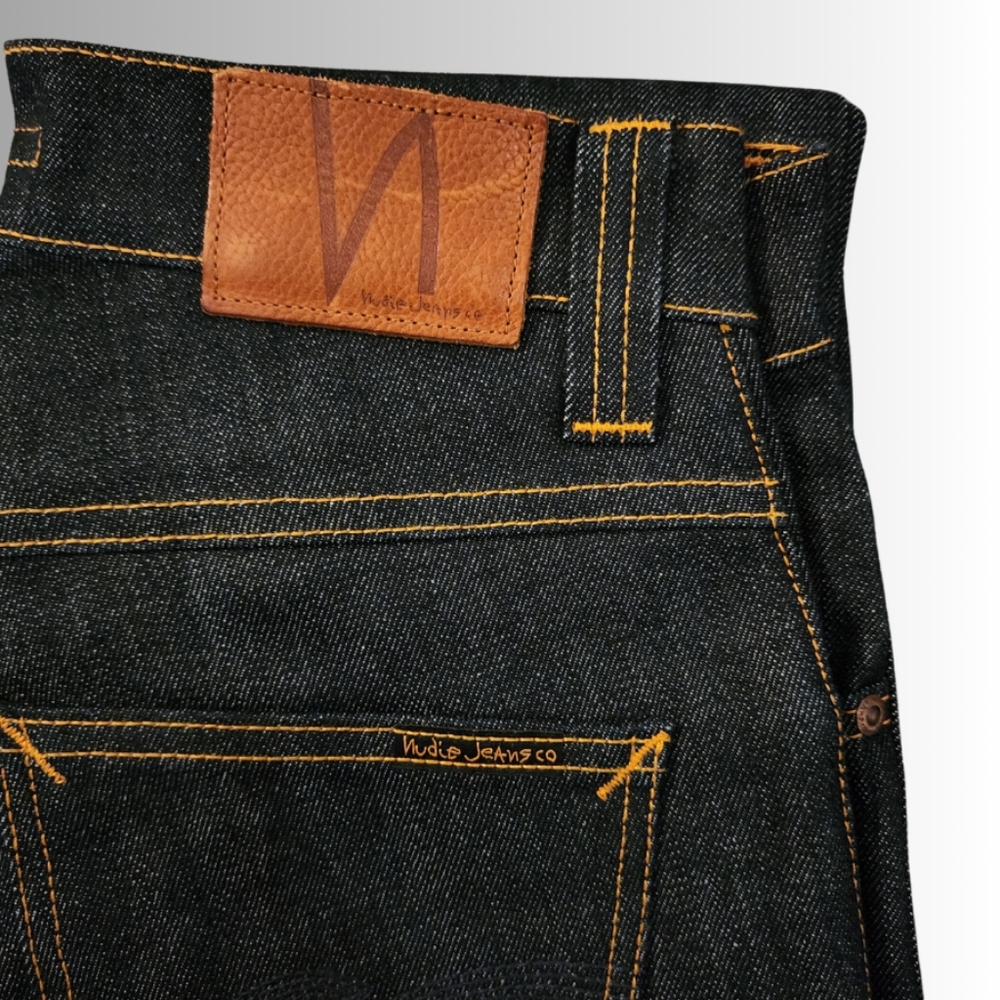 Nudie Jean Grim Tim Dry Navy Jean
